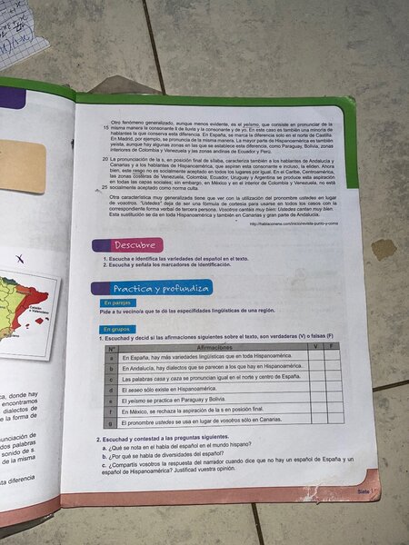 Livre "¡Más allá! Español Terminale"