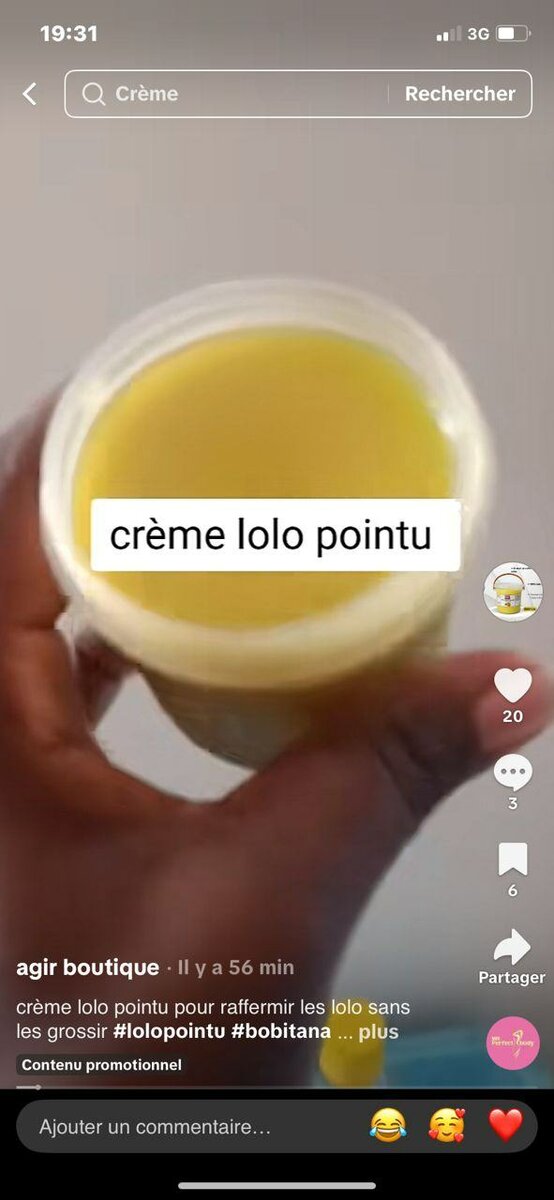 Crème Raffermissante Naturelle