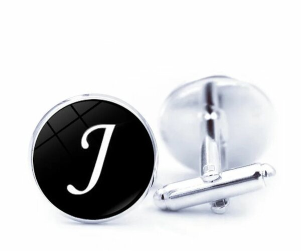 Boutons de manchette Initiale