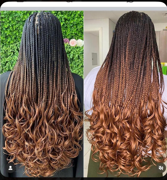 Extensions ondulées ombrées