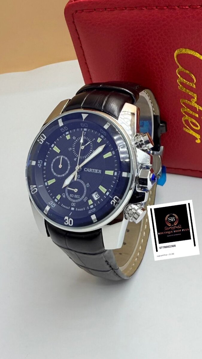 Montre Homme de luxe Cartier