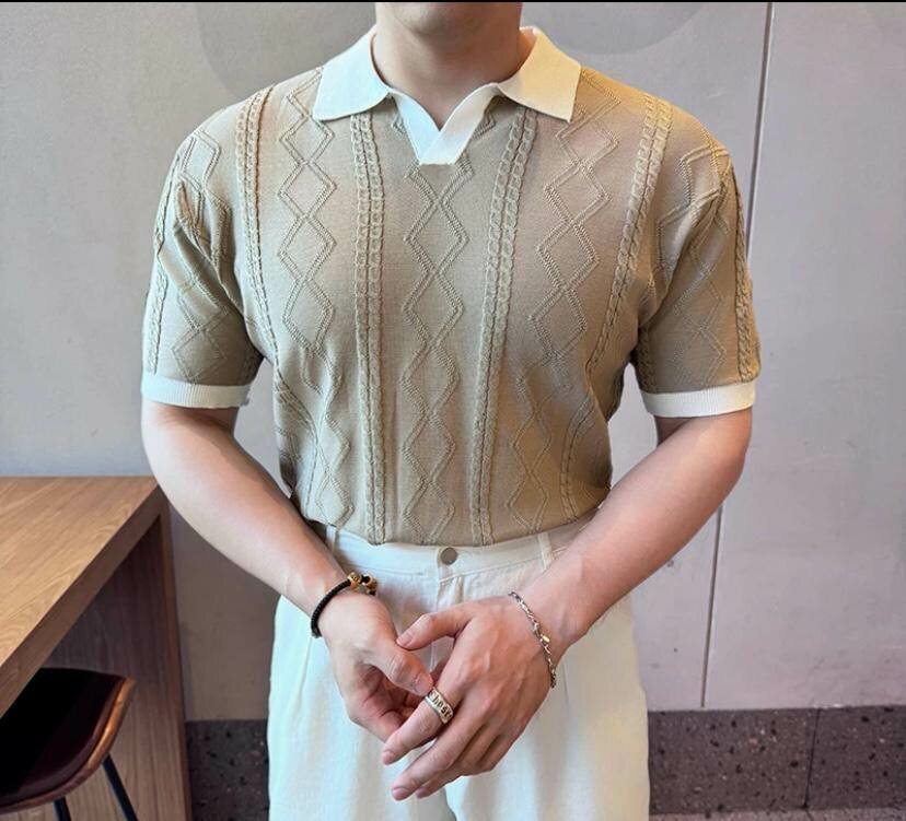 Polo en maille pour hommes