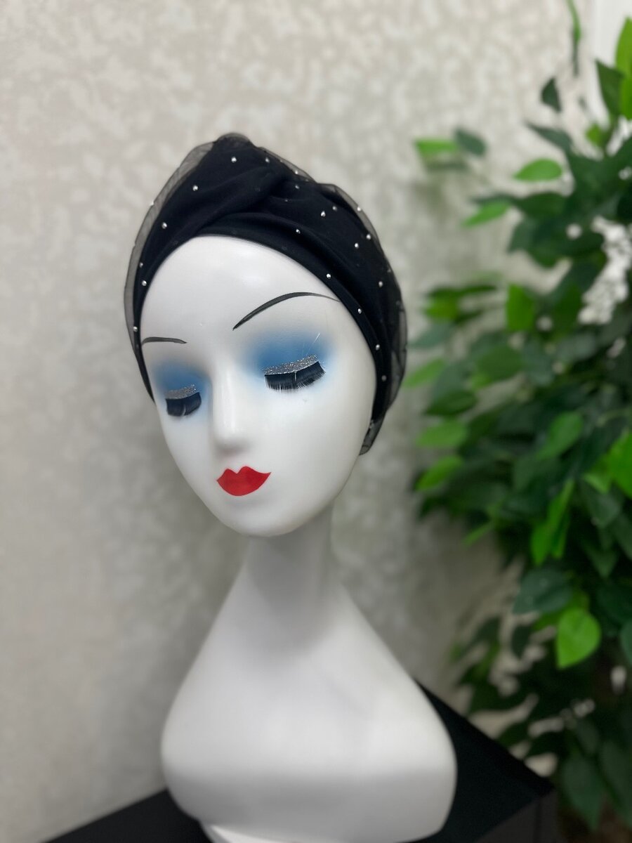 Тюрбан со стразами