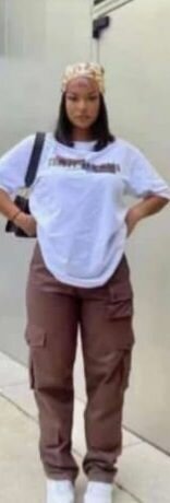 Ensemble t-shirt + pantalon cargo