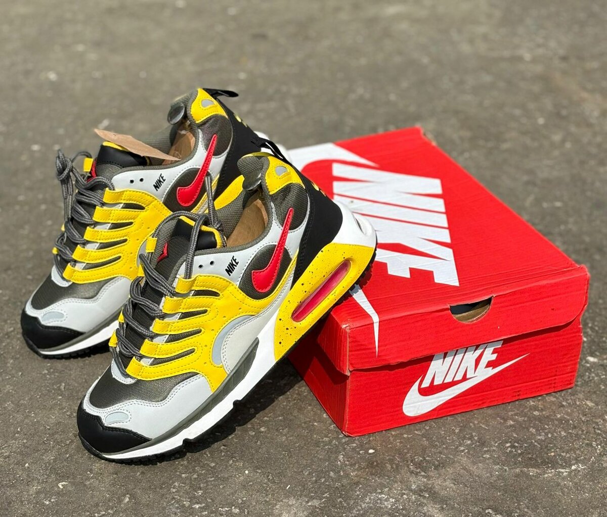 Nike Air Max Jaune Noir Homme