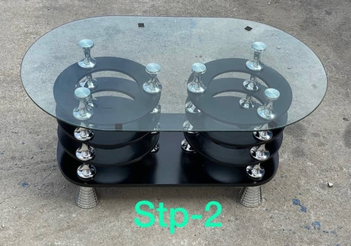 Table basse moderne en verre