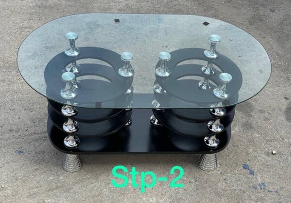 Table basse moderne en verre