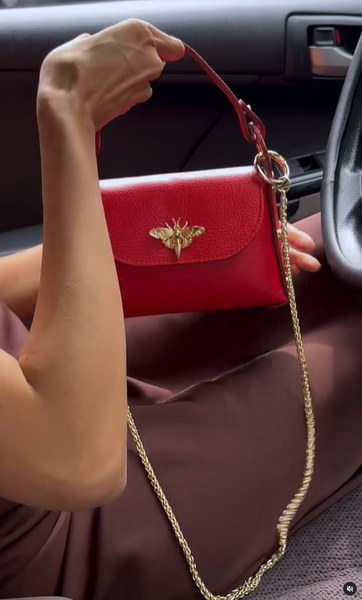 сумка красная