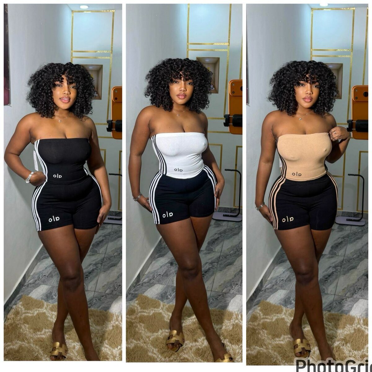 Ensemble sportif femme élégant