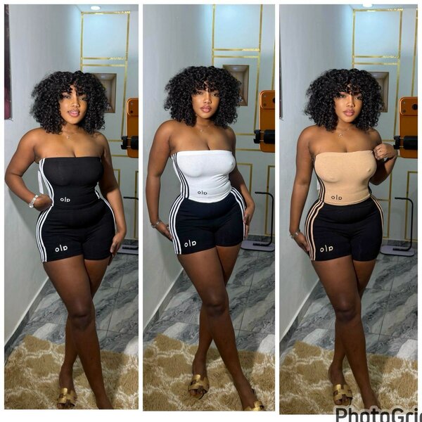 Ensemble sportif femme élégant