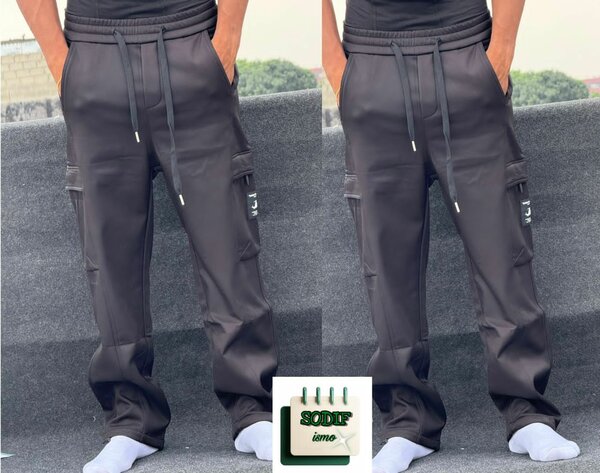 Pantalons cargo décontractés unisexes