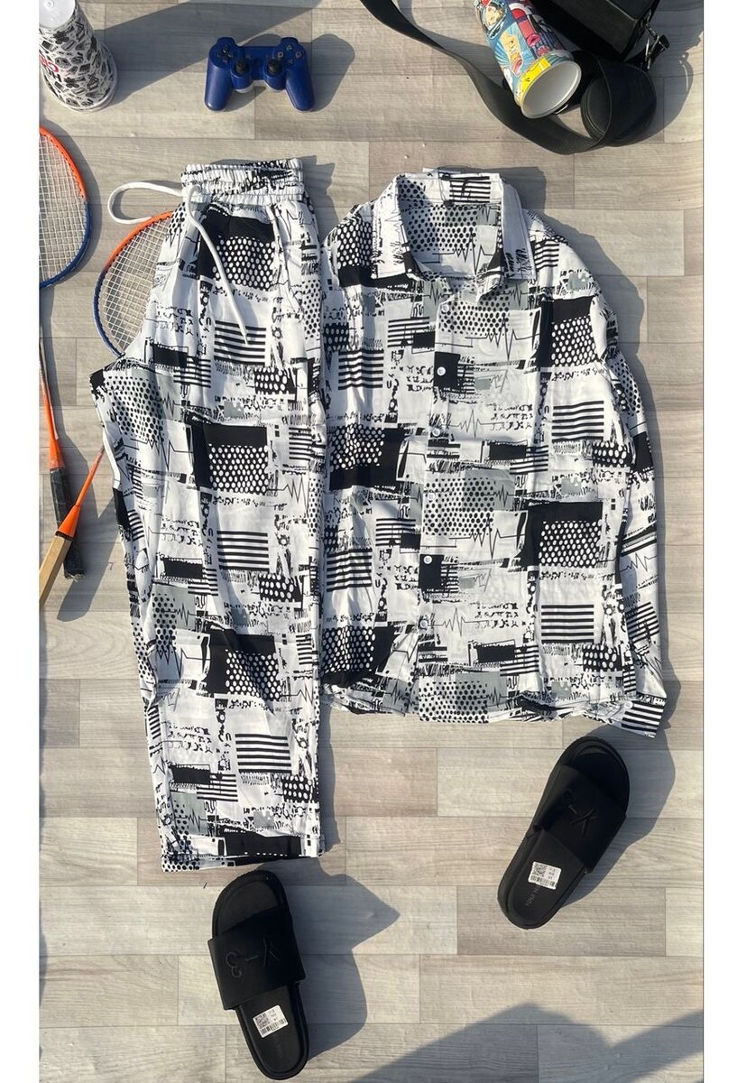 Pyjama homme imprimé élégant