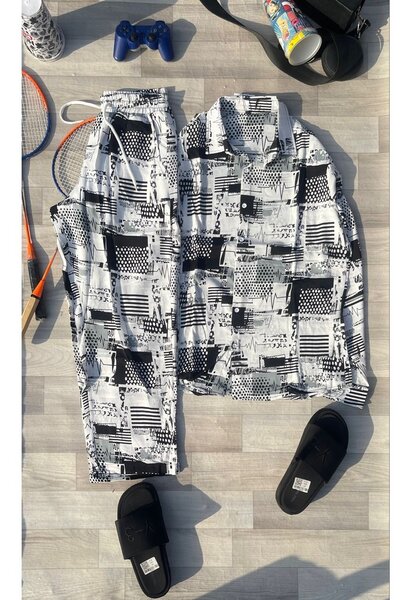 Pyjama homme imprimé élégant