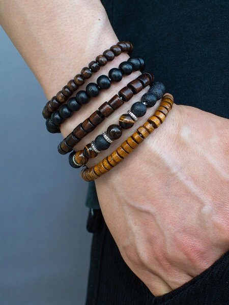 Bracelet en bois élégant