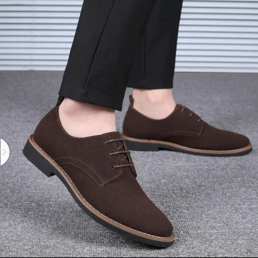 Men's suede shoes