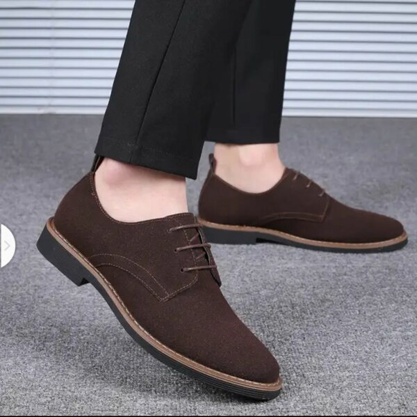Men's suede shoes