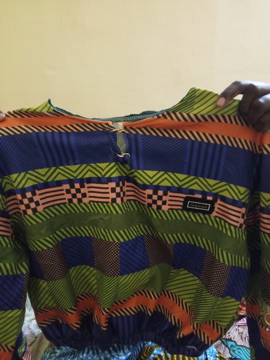 Blouse en Coton Éthnique