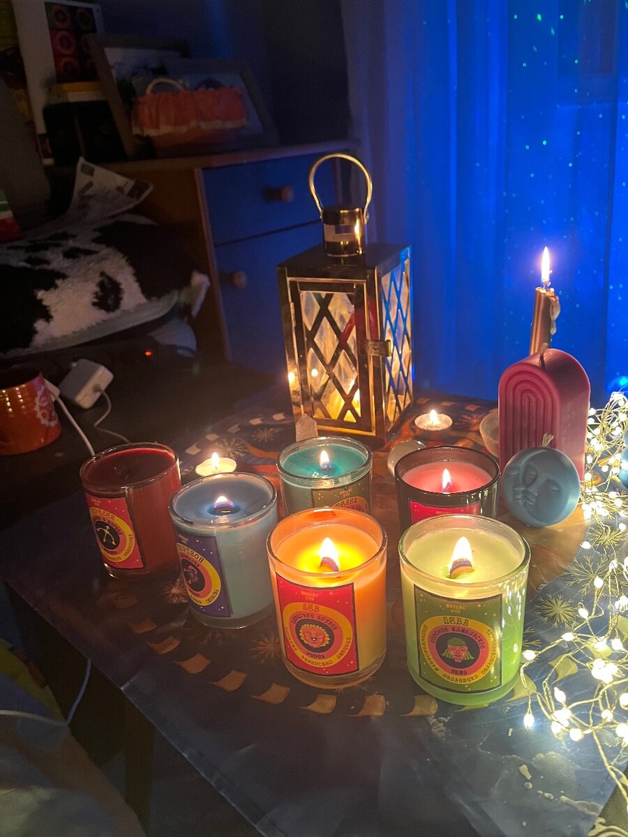 Свечи по зодиакам/соевый воск