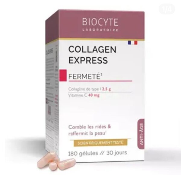 Collagène Marin -Biocyte 180 Gélules