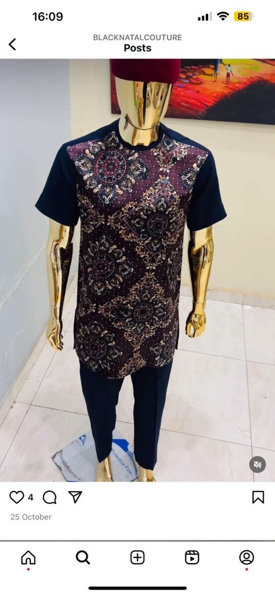 Kaftan, agbada, suits