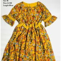 women's summer dress. colorful design