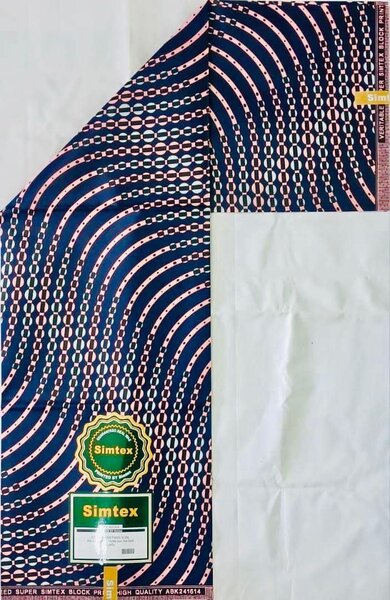Polyester fabric with print