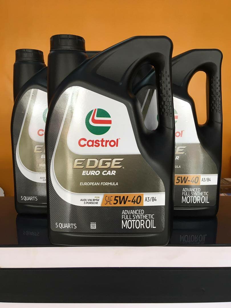 Castrol Edge 5W40 Euro Car  Engine Oil 5L imported from USA