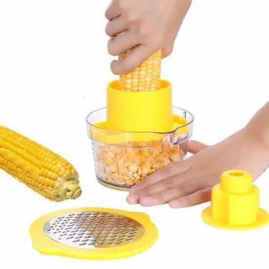 Éplucheur de maïs, éplucheur de maïs multifonction 4 en 1, o
