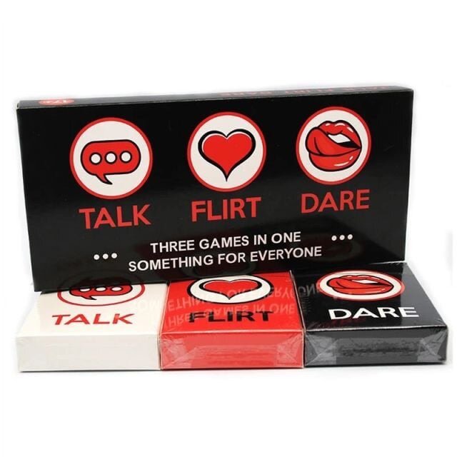 Talk,Flirt,Dare card game