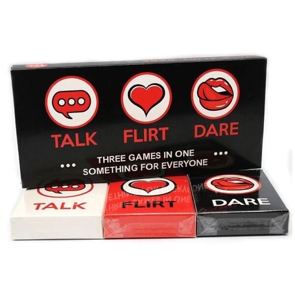 Talk,Flirt,Dare card game
