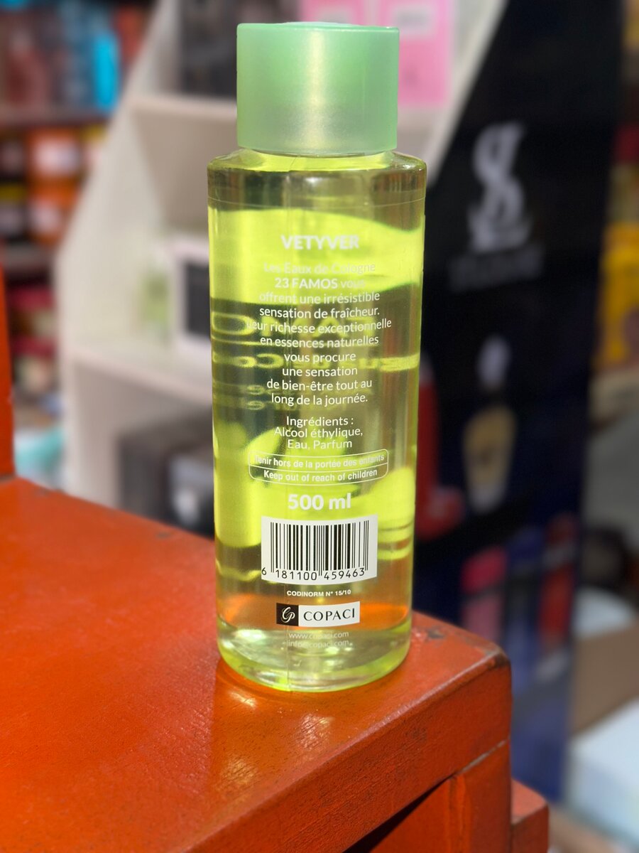 Eau de Cologne Vétiver 500ml