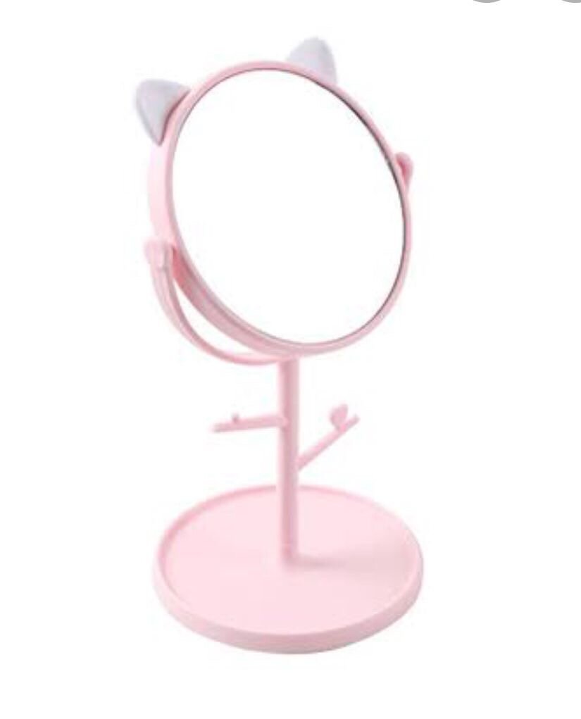 Miroir de maquillage chat