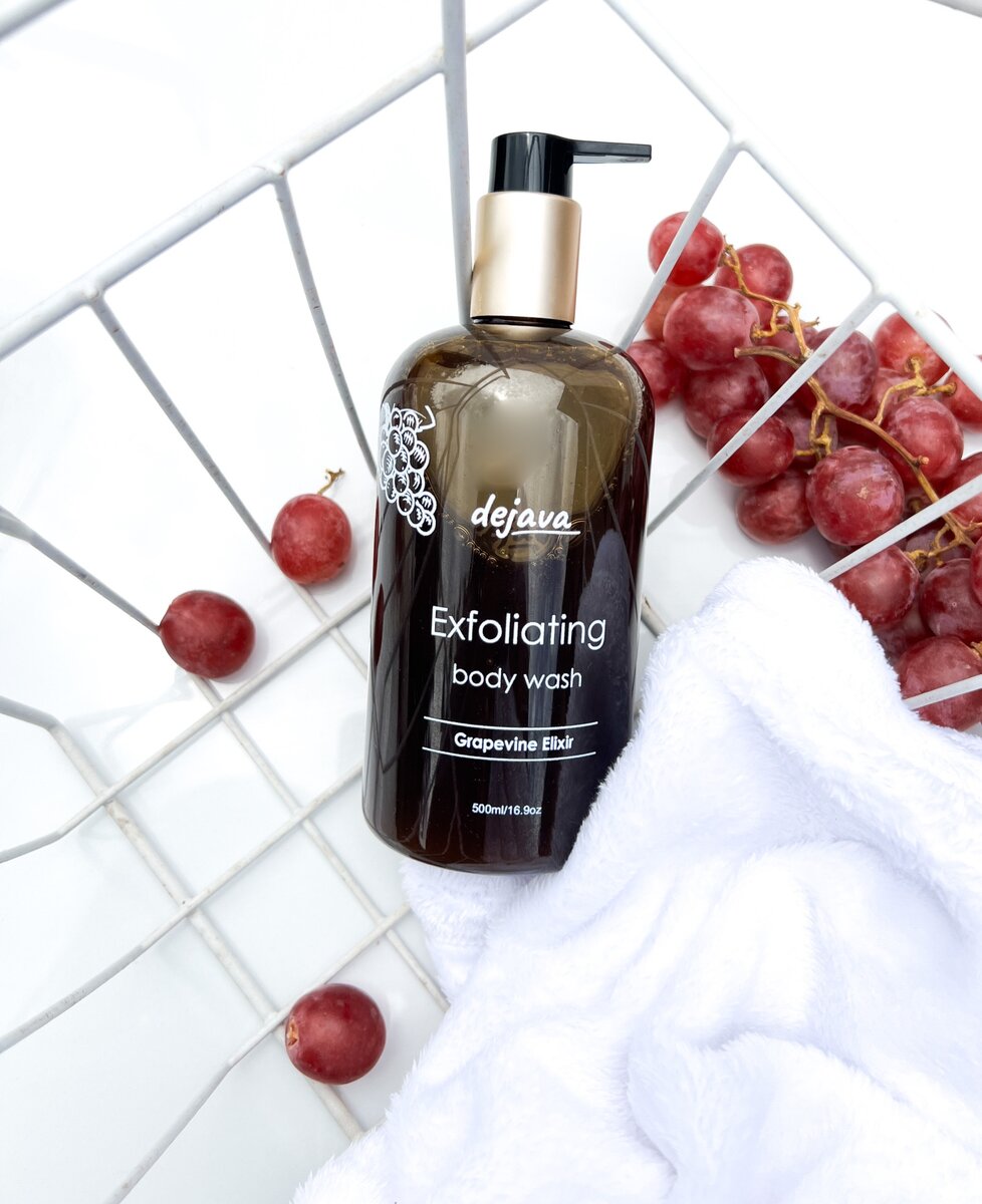 Dejava Exfoliating body wash (Grapevine Elixir)