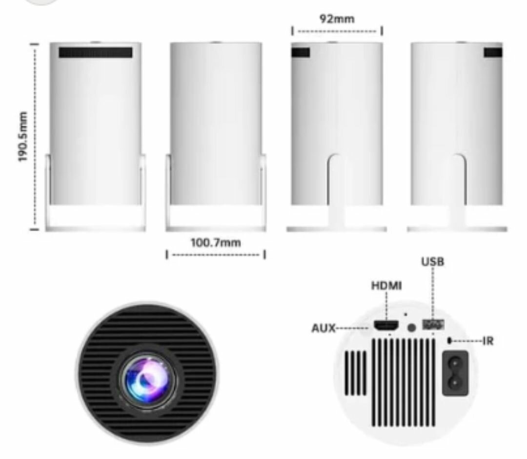 Projecteur Portable 4K WiFi