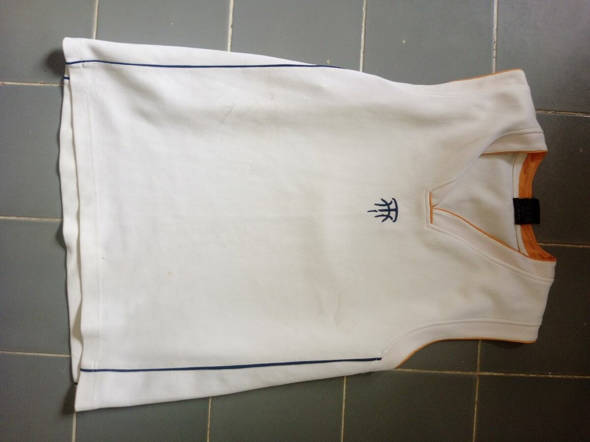 Débardeur de sport blanc