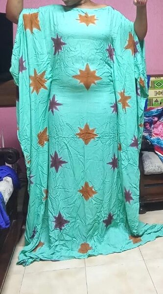 Robe longue fluide ethnique