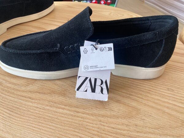 Zara swede shoe