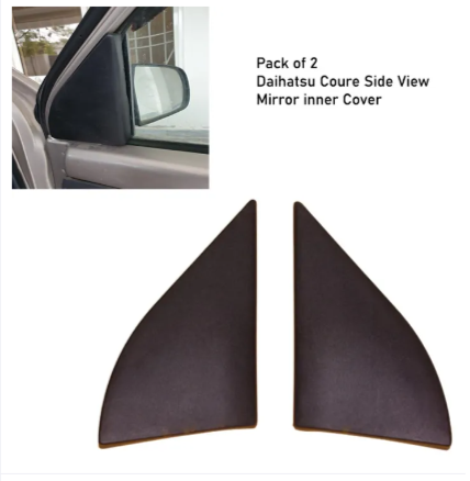 Pack of 2 Daihatsu Coure Side View Mirror inner Cover Both Side