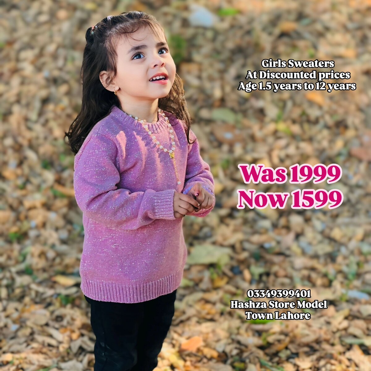 Girls Sweater at Special Discounted prices in Pakistan