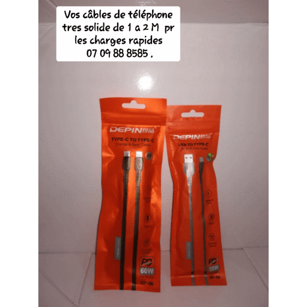 Câble de Charge Rapide USB-C