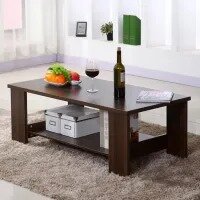 Modren Coffee Table Living Room Furniture with Storage Shelf/Center Table Wooden