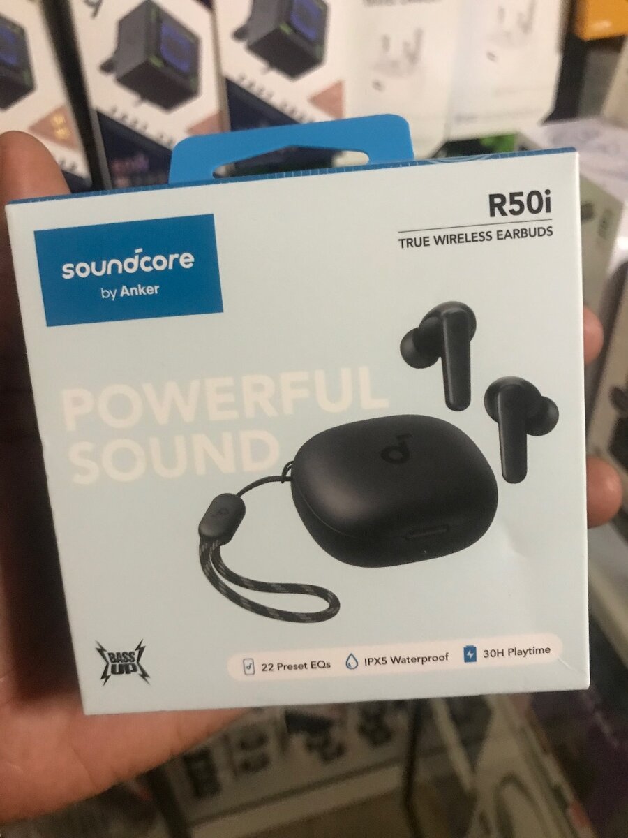 Soundcore earbuds (top sound)