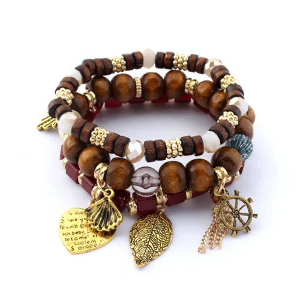 Bracelet bohème multicouche