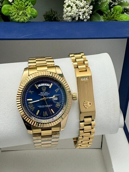 Rolex watch with bracelet