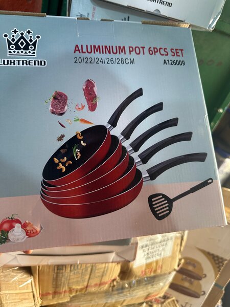 Set de Casseroles en Aluminium 6Pcs