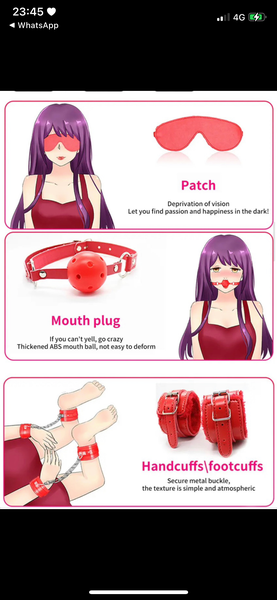 Kit BDSM Érotique Complet