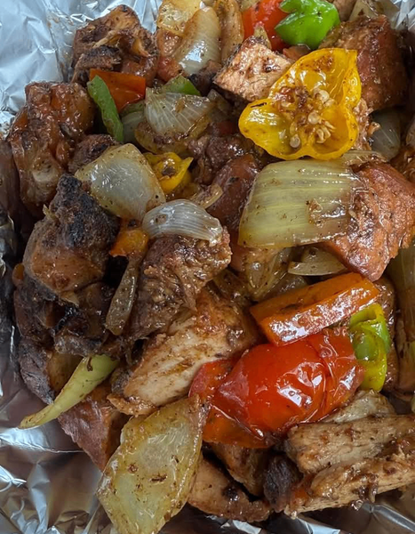 Porc Africain Braisé + Attieke