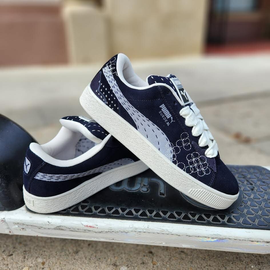 Baskets tendance en daim