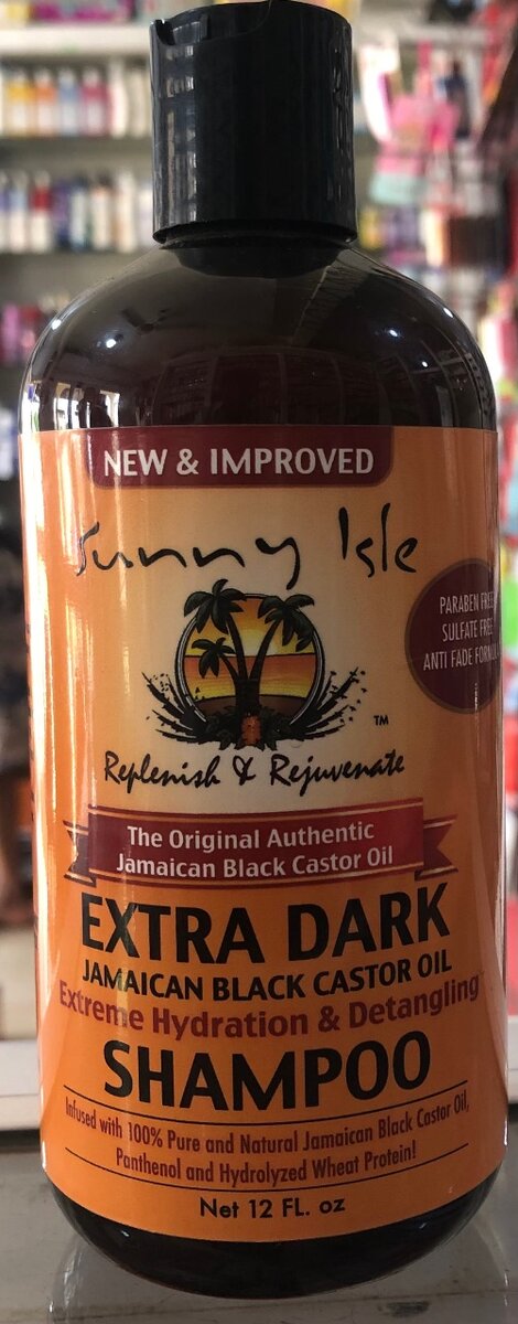 SUNNY ISLE JAMAICAN BLACK CASTOR OIL SHAMPOO.