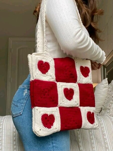 Sac cabas crochet design unique
